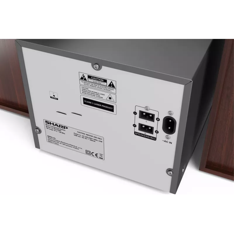 Sharp XL-B512(BR) mājas audio sistēma Home audio micro system 45 W Brūna