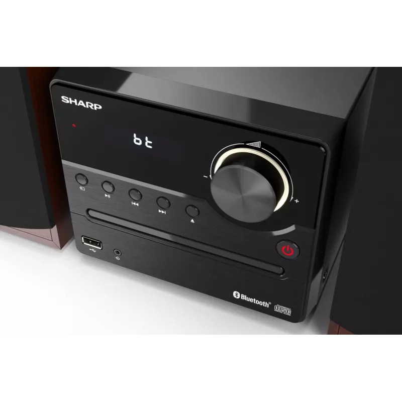 Sharp XL-B512(BR) mājas audio sistēma Home audio micro system 45 W Brūna