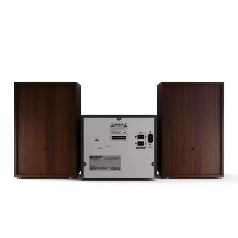 Sharp XL-B512(BR) mājas audio sistēma Home audio micro system 45 W Brūna