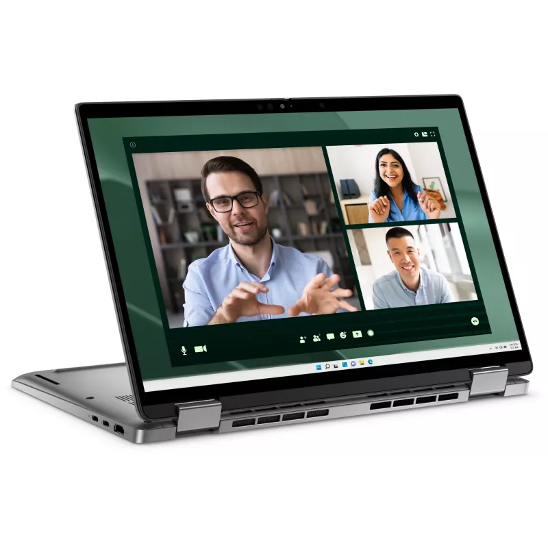 DELL Latitude 7350 2-in-1 Intel Core Ultra 5 135U Hybrid (2-in-1) 33,8 cm (13,3 collas) skārienekrāns Quad HD+ 16 GB LPDDR5x-SDRAM 512 GB SSD Wi-Fi 7 (802.11be) Windows 11 Pro German pelēka
