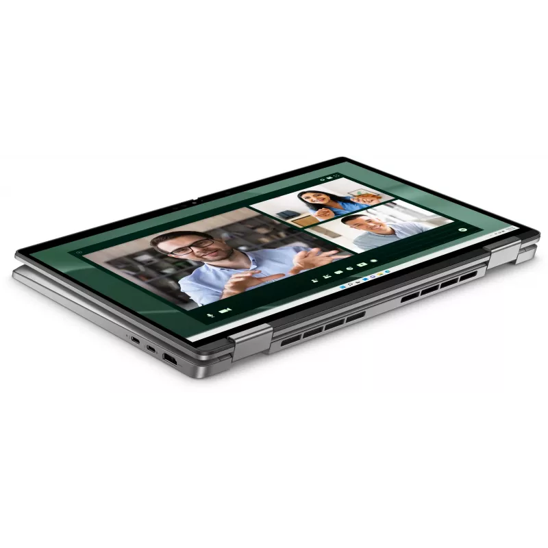 DELL Latitude 7350 2-in-1 Intel Core Ultra 5 135U Hybrid (2-in-1) 33,8 cm (13,3 collas) skārienekrāns Quad HD+ 16 GB LPDDR5x-SDRAM 512 GB SSD Wi-Fi 7 (802.11be) Windows 11 Pro German pelēka