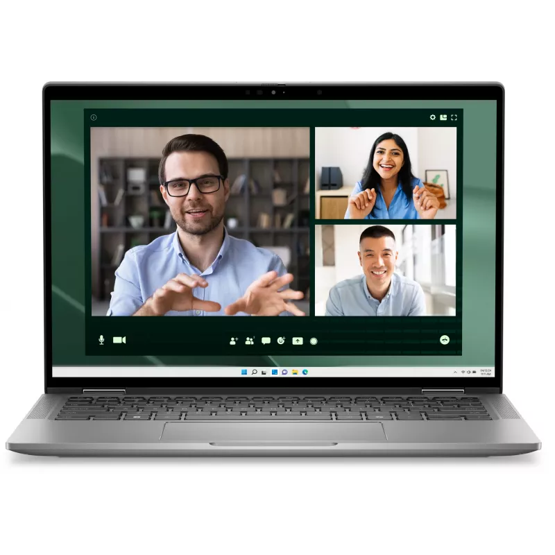 DELL Latitude 7350 2-in-1 Intel Core Ultra 5 135U Hybrid (2-in-1) 33,8 cm (13,3 collas) skārienekrāns Quad HD+ 16 GB LPDDR5x-SDRAM 512 GB SSD Wi-Fi 7 (802.11be) Windows 11 Pro German pelēka