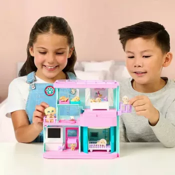 Interaktīvs mājdzīvnieku rotaļu komplekts Cobi Set Little Live Pets Families Clinic MO-26673, rotaļu komplekts ar klīnikas piederumiem
