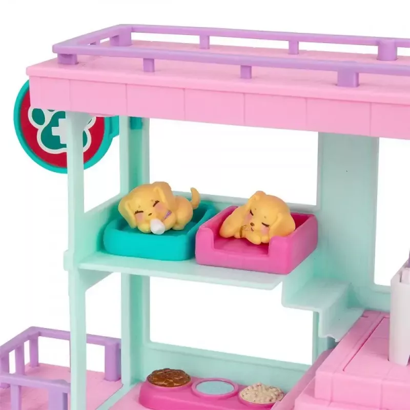 Interaktīvs mājdzīvnieku rotaļu komplekts Cobi Set Little Live Pets Families Clinic MO-26673, rotaļu komplekts ar klīnikas piederumiem
