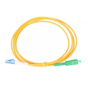 Optiskā kabeļa savienojošais vads Extralink SC/APC uz LC/UPC vienmoda G.652D 3 mm simplekss, 1 m