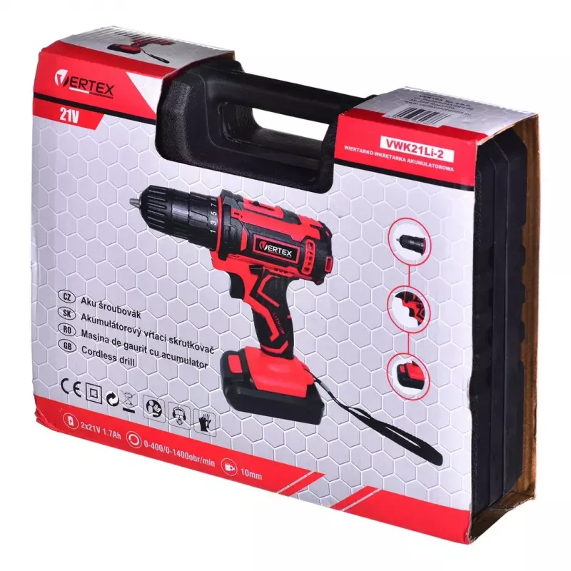 Urbja VERTEX WK21Li-2 21V 2x1,7Ah