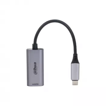 Dahua Technology USB 3.1 Type-C uz HDMI adapteris, USB Type-C, HDMI Type A (Standard), Vīriešu, Vīriešu, Taisns, Taisns