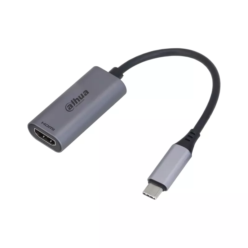 Dahua Technology USB 3.1 Type-C uz HDMI adapteris, USB Type-C, HDMI Type A (Standard), Vīriešu, Vīriešu, Taisns, Taisns