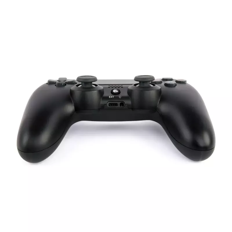 Spēļu kontrolieris GEMBIRD JPD-PS4BT-02 melns – Bluetooth, RF, USB, Li-ion baterija, PS4