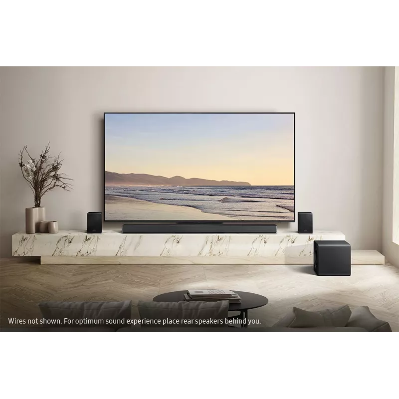 Samsung Q-series QS750F 5.1.2ch skaņas josla ar zemfrekvences skaļruni un aizmugurējiem skaļruņiem (2025)