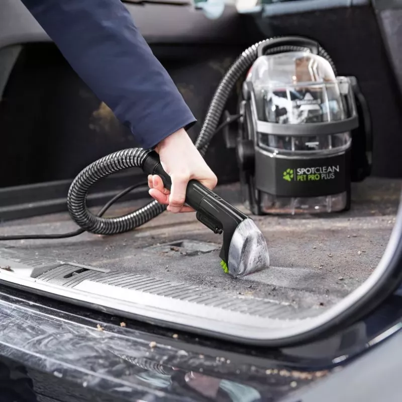 Bissell SpotClean Pet Pro Plus paklāju tīrīšanas iekārta Rokas Dziļa Melna, Caurspīdīga