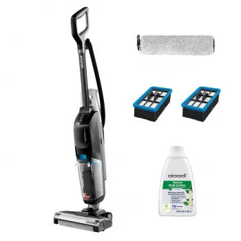 Bissell HF2 Pro vertikālais putekļsūcējs Ar akumulatoru Sausā un mitrā tīrīšana Bez maisiņa 340 W Melns