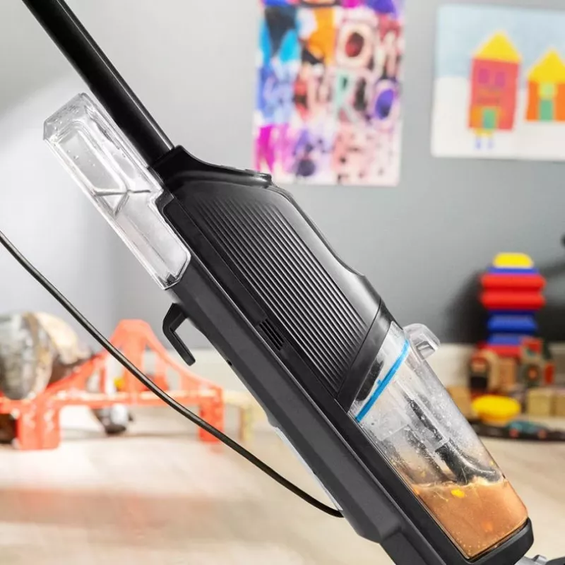 Bissell HF2 Pro vertikālais putekļsūcējs Ar akumulatoru Sausā un mitrā tīrīšana Bez maisiņa 340 W Melns