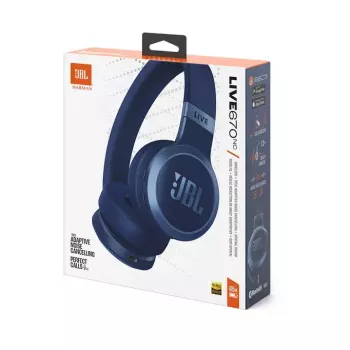 JBL Live 670NC austiņas Bezvadu Galvas saite Zvani/Mūzika Bluetooth Zils