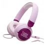 Headset JBL Junior 320 vadu, uzlikts uz auss, galvas stīpa, virsauss, 20–20000 Hz, 116,8 g, violets