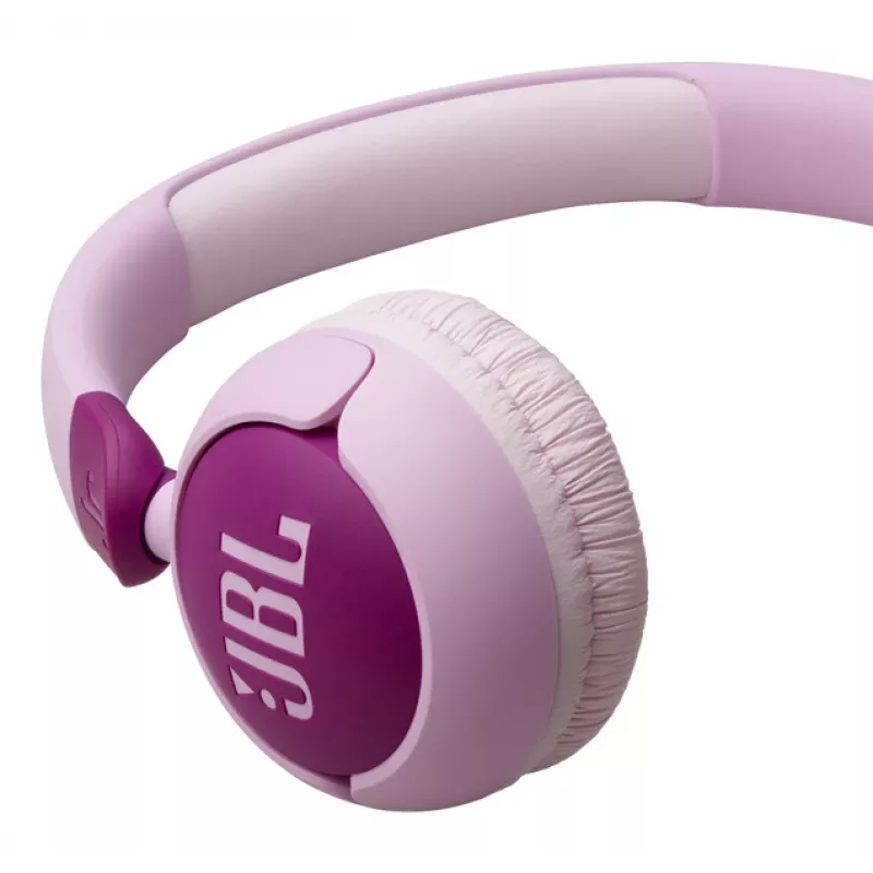 Headset JBL Junior 320 vadu, uzlikts uz auss, galvas stīpa, virsauss, 20–20000 Hz, 116,8 g, violets