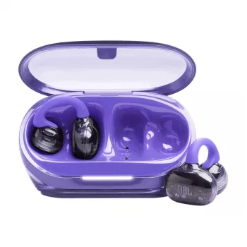 JBL Soundgear Clips austiņas True Wireless Stereo (TWS) auss āķis zvaniem/mūzikai Bluetooth violetas