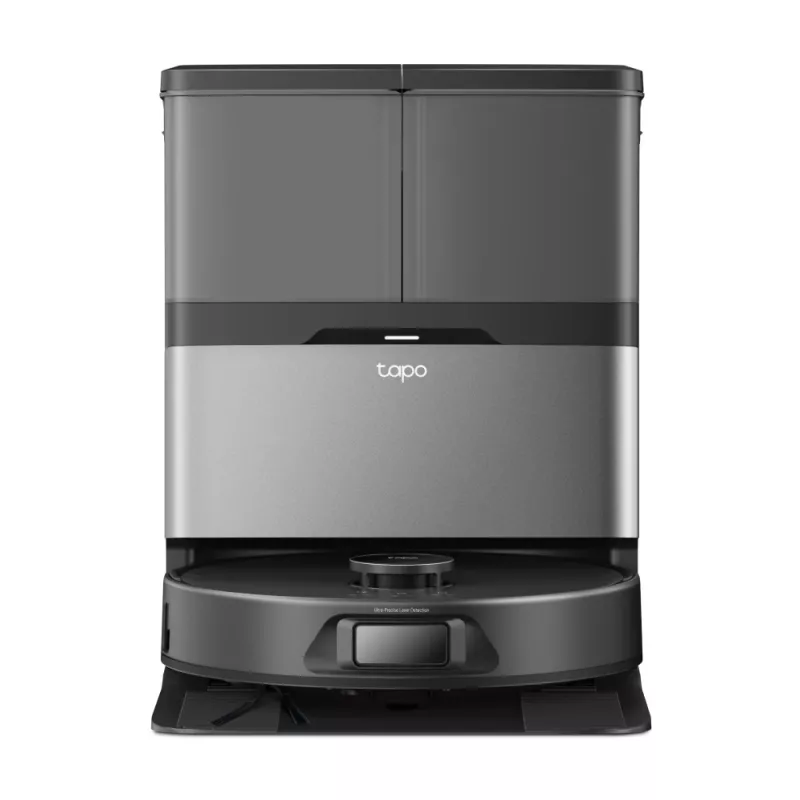 Robota putekļsūcējs TP-Link Tapo RV50 Pro Omni — 0,28 L putekļu tvertne, 5200 mAh baterija, bāzes stacija ar 3 L putekļu tvertni