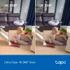 TP-LINK Tapo C250 | Pan/Tilt AI mājas drošības Wi-Fi kamera | PTZ | 8 MP | 4mm/F1.6 | H.265 | microSD karte līdz 512 GB