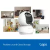 TP-LINK Tapo C250 | Pan/Tilt AI mājas drošības Wi-Fi kamera | PTZ | 8 MP | 4mm/F1.6 | H.265 | microSD karte līdz 512 GB