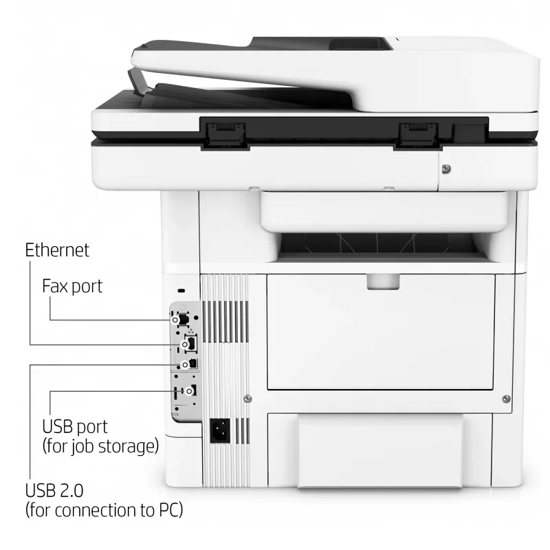 Daudzfunkciju printeris HP LaserJet Enterprise MFP M528f lāzera vienkrāsu druka
