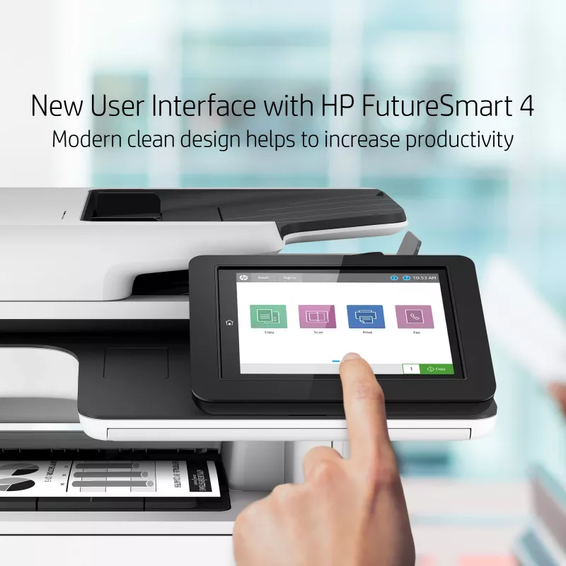 Daudzfunkciju printeris HP LaserJet Enterprise MFP M528f lāzera vienkrāsu druka
