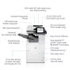 HP Color LaserJet Enterprise Flow MFP M776zs, lāzera, krāsu druka, 1200 x 1200 DPI, A3, tiešā druka, melna, balta