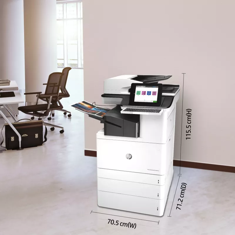 HP Color LaserJet Enterprise Flow MFP M776zs, lāzera, krāsu druka, 1200 x 1200 DPI, A3, tiešā druka, melna, balta