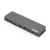 Lenovo USB-C Mini Dock vadu USB 3.2 Gen 1 (3.1 Gen 1) Type-C pelēks