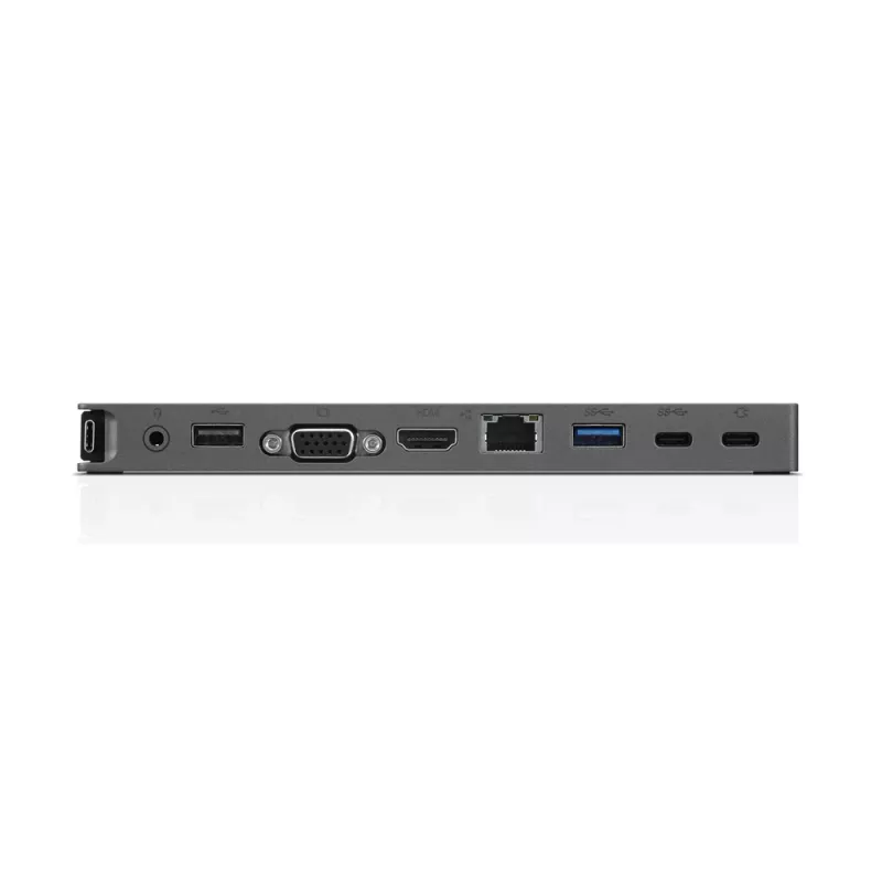 Lenovo USB-C Mini Dock vadu USB 3.2 Gen 1 (3.1 Gen 1) Type-C pelēks