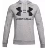Hoodie Under Armour Rival Fleece Big Logo pelēka — vīriešu, modelis 1357093 011