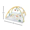 Fisher-Price Sensimals Simply Senses Newborn Gym bērnu aktivitāšu paklājiņš ar 6 sensoriskām rotaļlietām