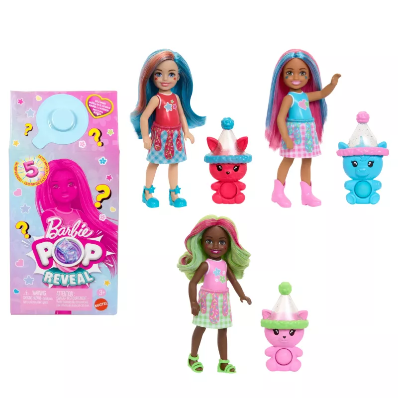 Modes lelle Mattel Barbie Pop Reveal JCN90 Daudzkrāsu