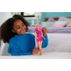 Barbie Fun & Fancy Hair lelle ar īpaši gariem, krāsainiem blondiem matiem un frizūras aksesuāriem