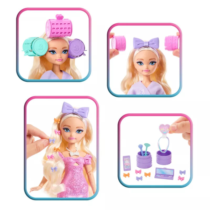 Barbie Dream Besties Malibu modes lelle ar pārsteiguma aksesuāriem un 15+ izskatiem