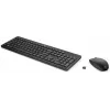HP 235 Wireless pele and tastatūra Combo, Full-size (100%), Wireless, RF Wireless, Melns, pele included