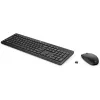 HP 235 Wireless pele and tastatūra Combo, Full-size (100%), Wireless, RF Wireless, Melns, pele included