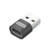 Lenovo 4X91C99226 kabeļa savienotāju pārveidotājs USB-C USB-A melns