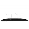 27 collu LED monitors Lenovo L27M-30, 1920×1080 Full HD, IPS, 6 ms, 250 cd/m², USB 3.2 centrmezgls, skaļruņi, VESA, sudraba/melna