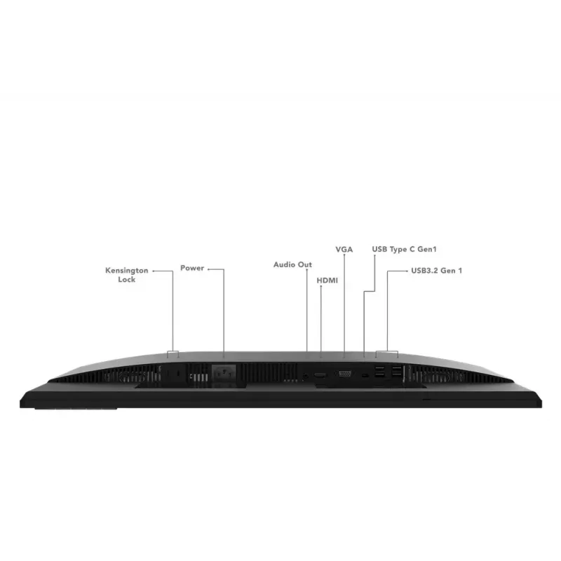 27 collu LED monitors Lenovo L27M-30, 1920×1080 Full HD, IPS, 6 ms, 250 cd/m², USB 3.2 centrmezgls, skaļruņi, VESA, sudraba/melna