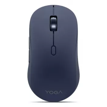 Bezvadu divpusēja Bluetooth optiskā pele Lenovo Yoga — 4000 DPI, 8 pogas, zila