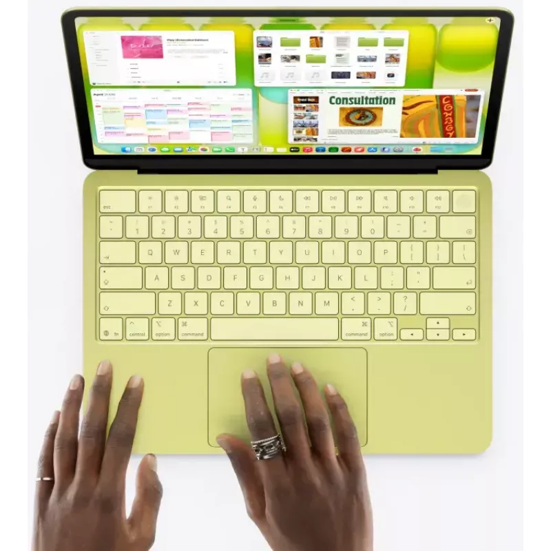 Planšetdators Apple MacBook Neo 13 collas — A18 Pro 6 kodolu CPU / 5 kodolu GPU, 8 GB RAM, 512 GB SSD, Touch ID, laima
