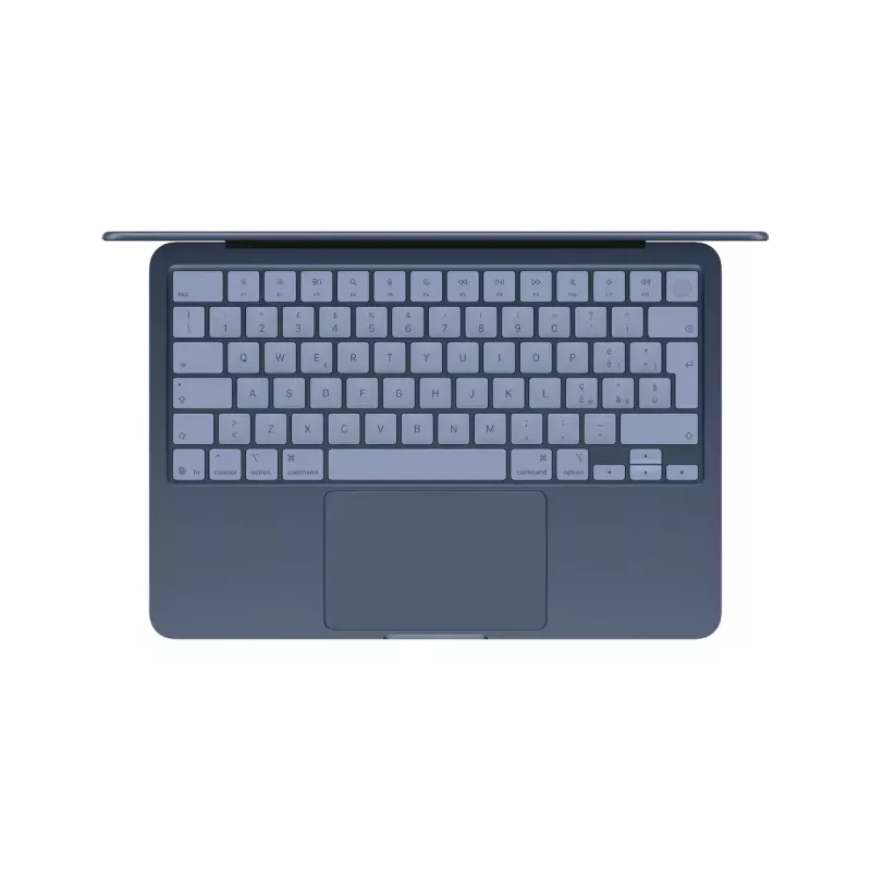Apple MacBook Neo 13 collu klēpjdators ar A18 Pro 6 kodolu centrālo procesoru, 5 kodolu grafisko procesoru, 8 GB operatīvo atmiņu, 512 GB SSD, Touch ID, indigo krāsā