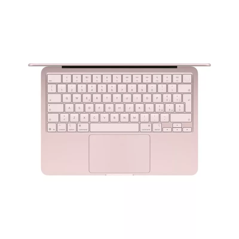 Apple MacBook Neo 13 collu klēpjdators — A18 Pro 6 kodolu CPU, 5 kodolu GPU, 8 GB RAM, 512 GB SSD, Touch ID, 13 collu 2408×1506, rozā