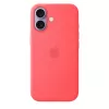 Silikona maciņš ar MagSafe Apple iPhone 17 — Bright Guava, piemērots 6,3 collu (16 cm) ekrānam