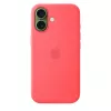 Silikona maciņš ar MagSafe Apple iPhone 17 — Bright Guava, piemērots 6,3 collu (16 cm) ekrānam