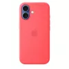 Silikona maciņš ar MagSafe Apple iPhone 17 — Bright Guava, piemērots 6,3 collu (16 cm) ekrānam