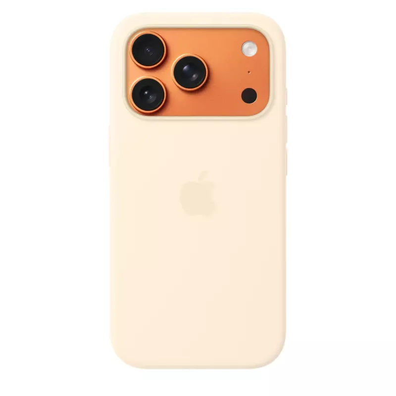 Silikona maciņš ar MagSafe Apple iPhone 17 Pro — Vaniļas krāsa, piemērots 16 cm (6,3 collu) ekrānam