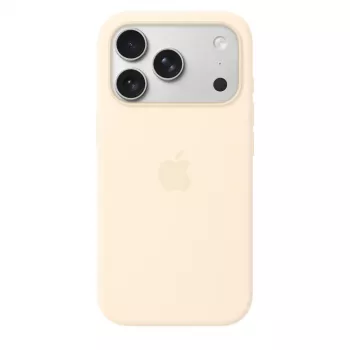 Silikona maciņš ar MagSafe Apple iPhone 17 Pro — Vaniļas krāsa, piemērots 16 cm (6,3 collu) ekrānam