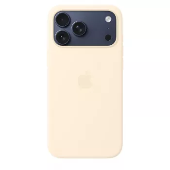 Silikona maciņš ar MagSafe Apple iPhone 17 Pro Max — vaniļas krāsa, piemērots 17,5 cm (6,9 collu) ekrānam